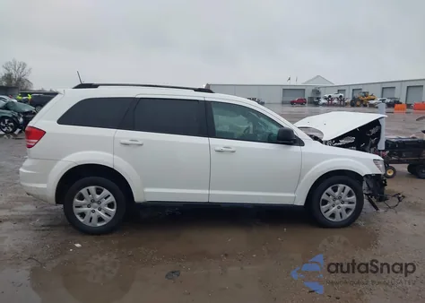 2018 Dodge Journey Se z USA, uszkodzony, nr VIN 3C4PDCAB8JT439827